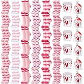 Cozypower 24 Pairs Valentine Fuzzy Sock Bulk Galentine's Day Gift for Women Cupcake Socks DIY Fluffy Fleece Thick Sock