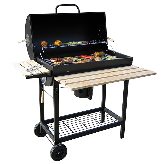 Charcoal Barbecue with Lid, Smoker Amazon.co.uk Garden & Outdoors