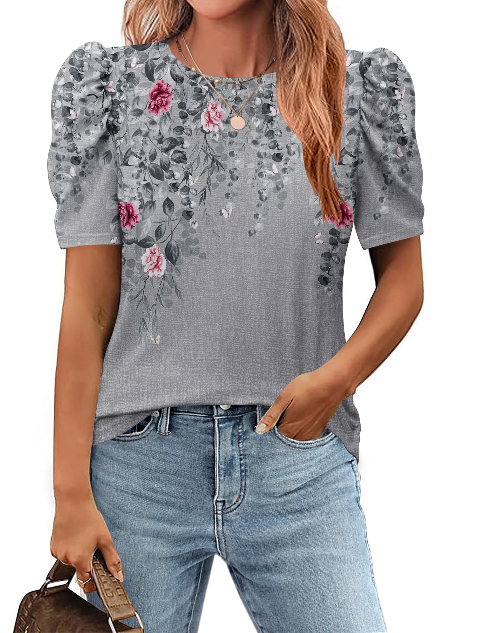 Summer Fashion Women Blouses & Shirts Light Blue Short Sleeve Ladies Office Unif