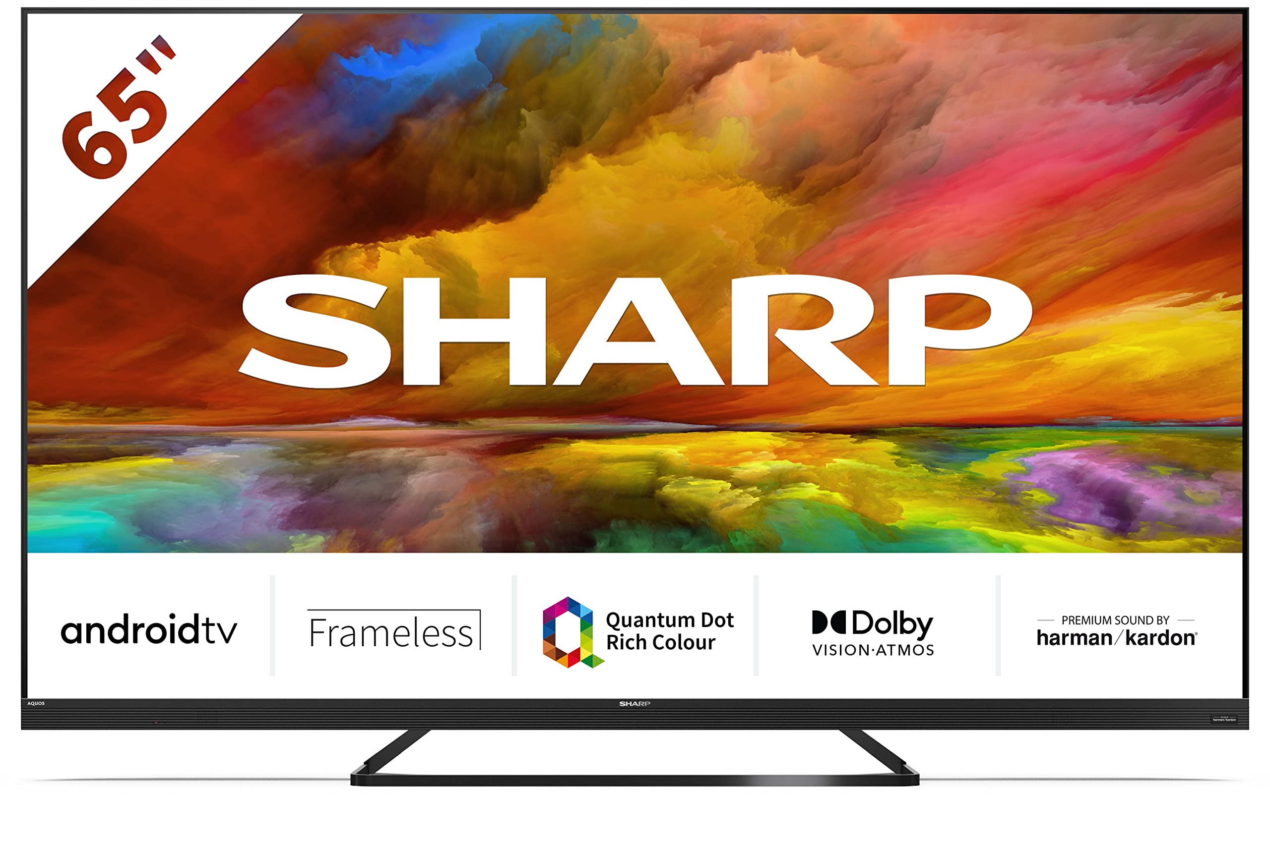 Sharp-Quantum-Dot-65EQ3EA-TV-Android-11-de-65-sin-Marco-4K-Ultra-HD-4X-HDMI-21-2X-USB-Bluetooth-Dolby-Vision-Google-Assistant-Altavoces-Premium-Harmankardon-2x15W-Aluminio-Plateado-Mate