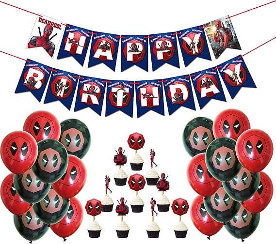 deadpool party supplies
