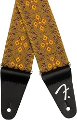 Fender Pasadena Woven Guitar Strap Lattice Tan Brand New view 2