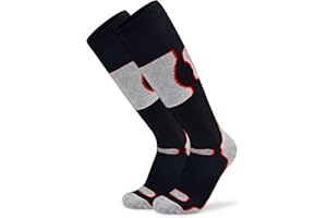 Busy Socks Merino Wool Ski Socks for Men Women, Winter Warm Socks for Skiing, Snowboarding, Outdoor Sports Cold Weather