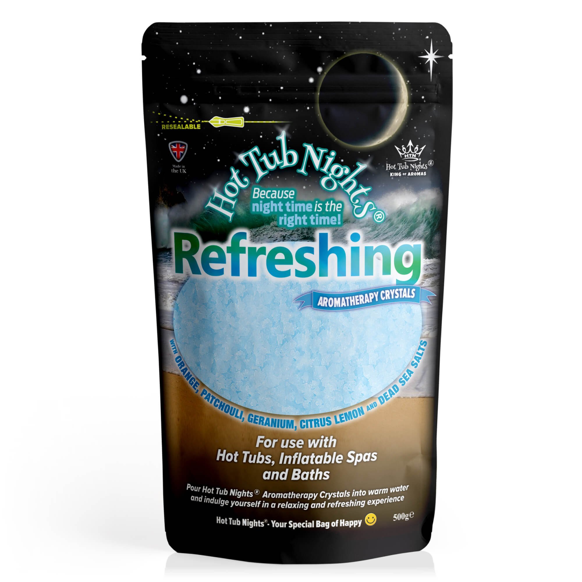 Hot Tub Nights (Refreshing) Aromatherapy Crystals Vegan (500g)