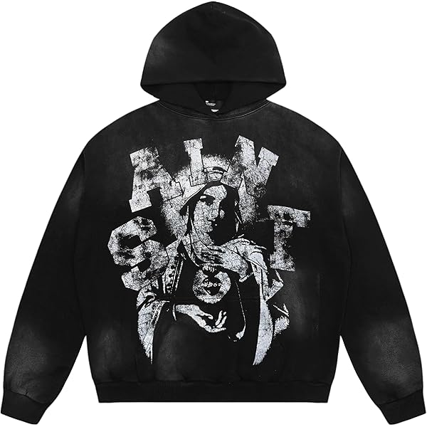 Amazon.com: DONCARE Unisex Angel Graphic Printing 3D Cotton Hoodie