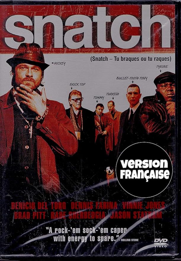 Snatch Tu Braques ou tu Raques English/French 2000 Widescreen/Full Screen Régie au Québec Cover Snatch Tu Braques ou tu Raques English/French 2000 Widescreen/Full Screen Régie au Québec Cover