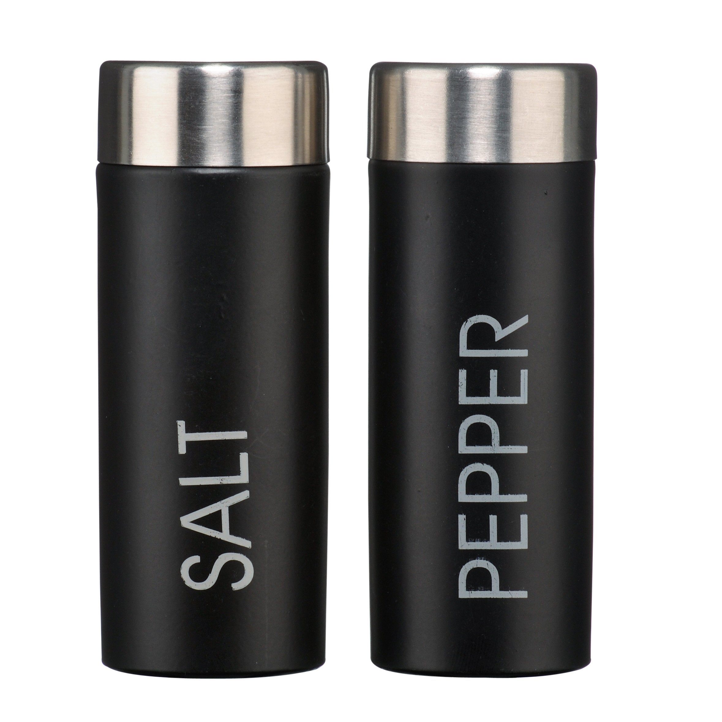 Premier Housewares 508549 Liberty Salt and Pepper Set - Black