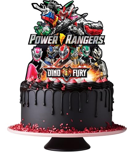 Power Rangers Birthday Candle - 4 1/2 Inch Multicolor Candle, 1 Piece