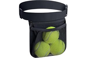 Nebudo Tennis Ball Band Holder Pickleball Tennis Balls Pickleballs Holding Accessory for Women Skirt Men Waist Hip Bags Acces