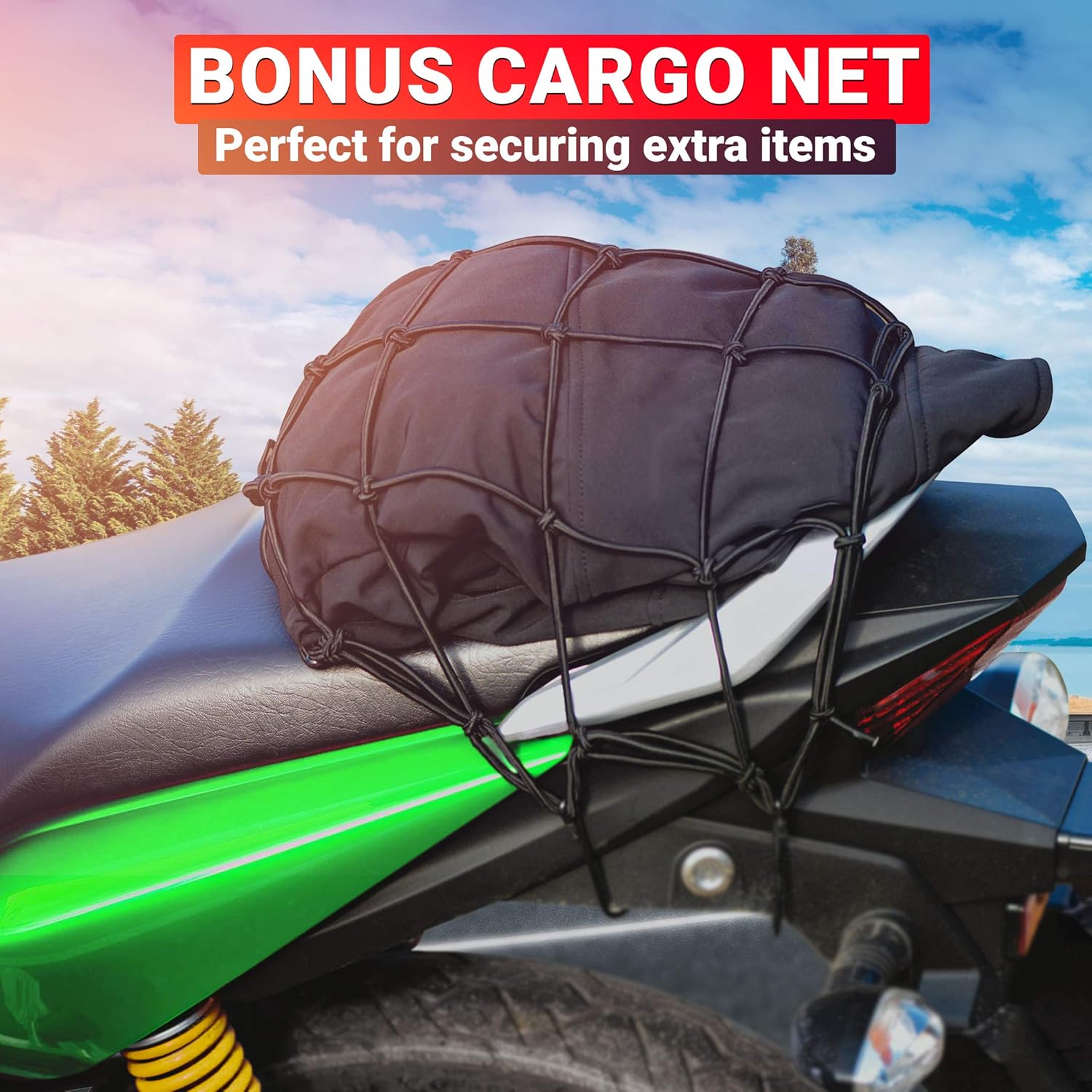 FORTEM Bungee Cords with Hooks, 30pc Set, Canopy Ties, Tarp Clips & Ball Bungees, Plastic Coated Metal Hooks, Cargo Net, Heavy Duty: Automotive
