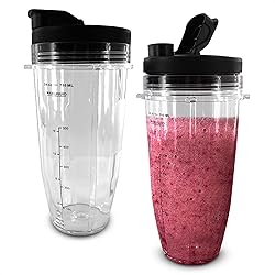 2 PCs Ninja Replacement Cups – 24 Oz Ninja Bullet
