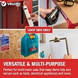 VELCRO Brand Stick On Loop Only Tape White 20mm x 10m Cut-to-Length Strong Self view 4