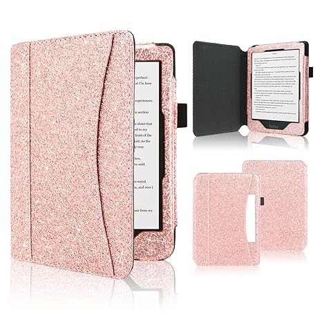 ACcolor Folio Hülle für Tolino Shine 3 - PU Leder Schutzhülle Tasche mit Auto Sleep/Wake Funktion für Tolino Shine 3 eReader 