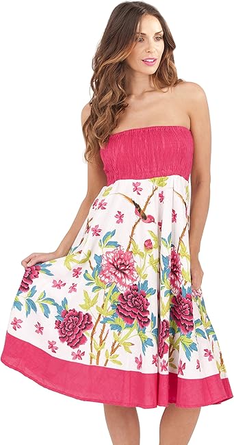 cotton bandeau dress