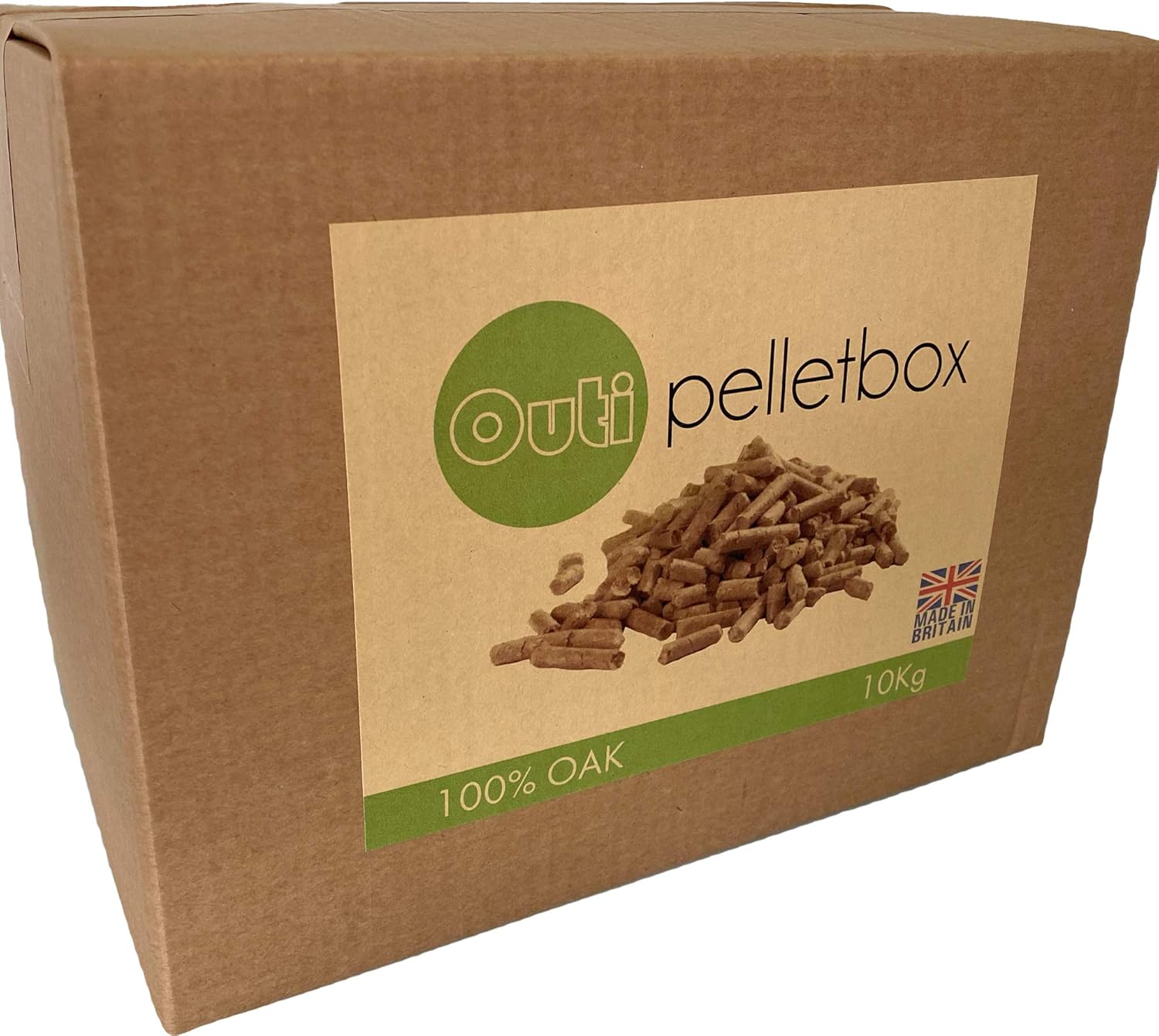 Outi Pizza Oven Wood Pellets, 10kgs, British Oak Wood Pellets, Eco
