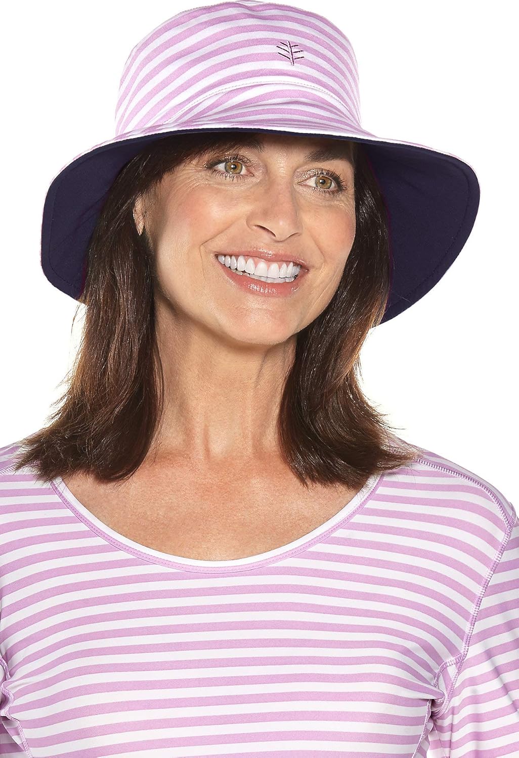 Coolibar UPF 50+ Women's Ariel Reversible Pool Hat Sun
