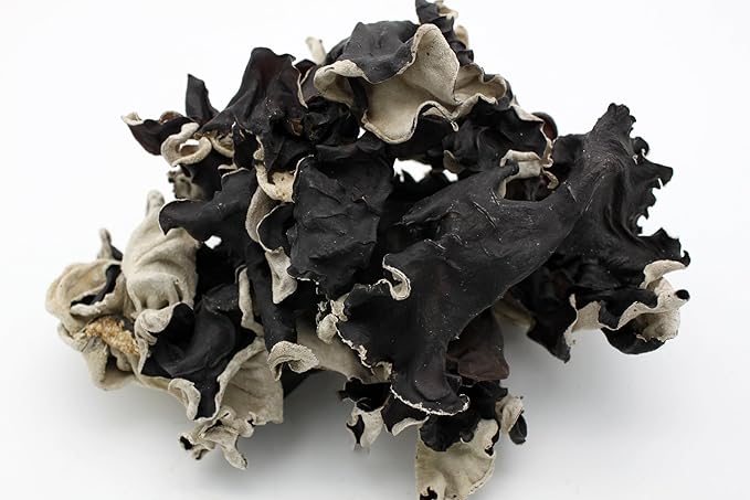 Dried Chinese Cuisine Soup Ingredient Natural Mu Er Black Fungus Jaw S Ear Black Wood Ear æœ¨è€³ Free Worldwide Airmail 300grams 10 58oz Amazon Co Uk Grocery