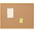 Board2by Cork Board Bulletin Board 24 x 36, Wood Framed Corkboards for Wall Decor, Hanging Office Message Board, Large Wall Mounted Notice Pin Board with 15 Push Pins for School, Home & Office