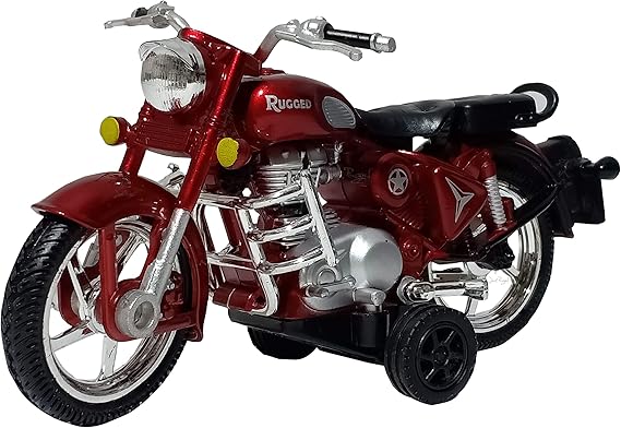 Jack Royal Rugged Bike (Plastic Model) Color May Vary as per The Stock Availability (Red)