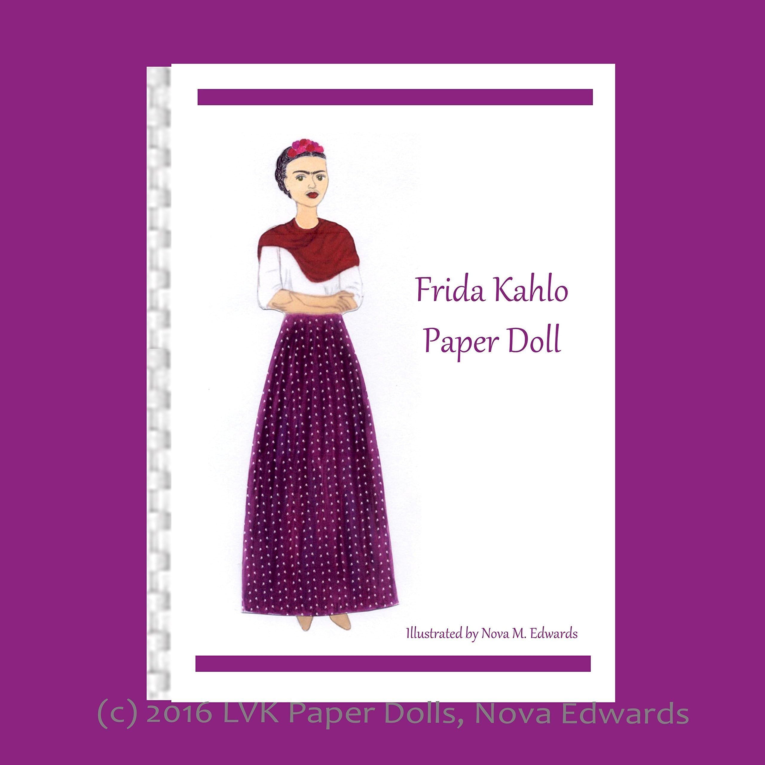 Frida Kahlo Paper Doll by Nova M. Edwards