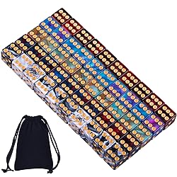 AUSTOR 50 Pcs 6 Sided Dice Set 5 Two Tone Colors