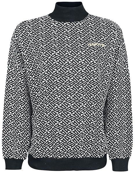 adidas Sweater Girl-Sweat-Shirt schwarz/weiß