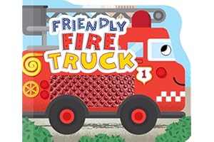 Friendly Fire Truck - Touch and Feel Board Book - Sensory Board Book