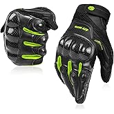 Motorcycle Gloves Touch Screen for Men Women Padding Hard Knuckle Cycling Motorbike ATV Hiking Riding Climbing Glove