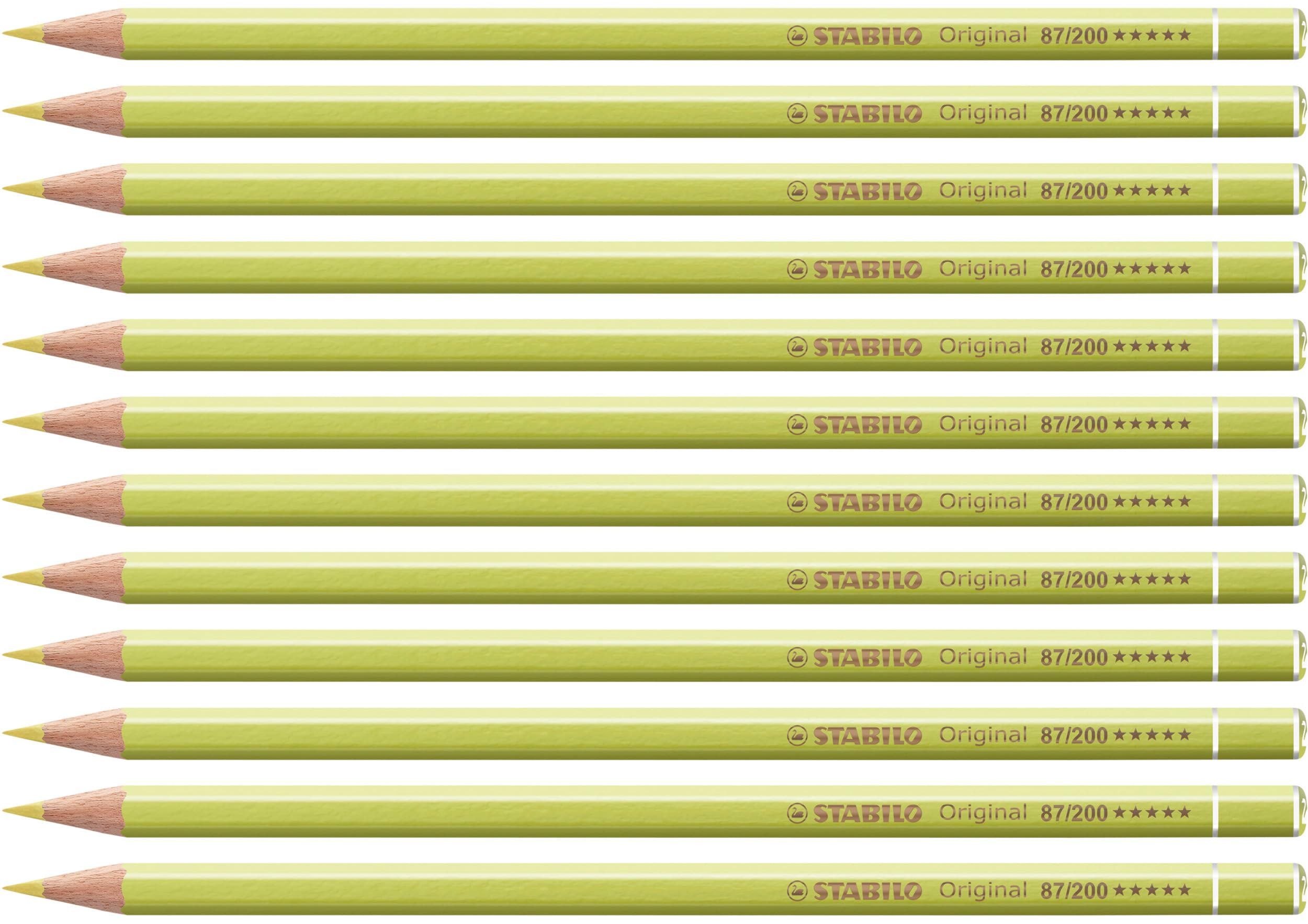 STABILO Premium Colouring Pencil Original - Pack of 12 - lemon yellow