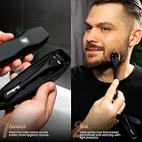 Red-Blooded Beard Roller 0.5mm Titanium Microneedle for Beard Growth & Hair view 3