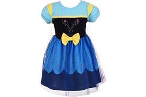 Dressy Daisy Princess Dress Up Clothes Halloween Fancy Party Tulle Skirt Summer Outfit for Baby & Toddler Girls