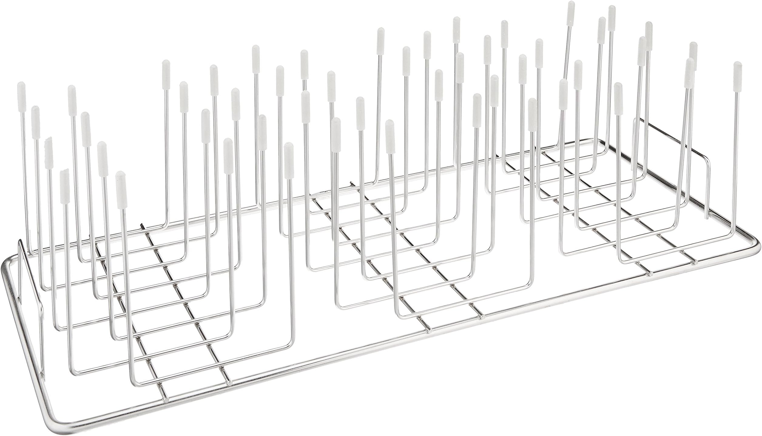 Labconco 4591601 Stainless Steel Spindle Standard 48-Pin Insert, 19.3" W x 7.8" D x 5.2" H