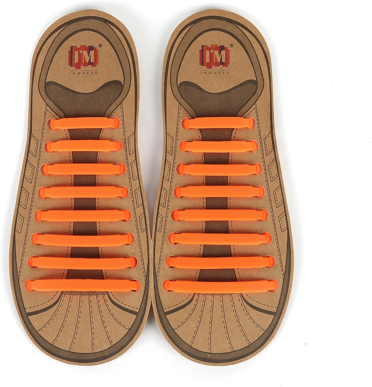 INMAKER No Tie Shoelaces for Kids and Adults, Elastic Shoe Laces for Sneakers, Silicone Tieless Laces