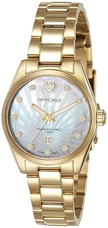 Swiss Eagle Analog Multi-Colour Dial Womens Watch-SE-6048-44