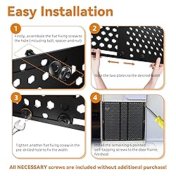 RVZONE RV Screen Door Protector Adjusts from
