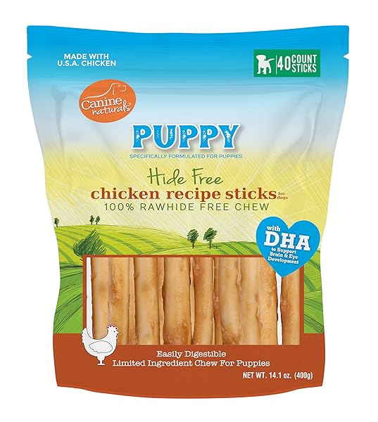 CANINE NATURALS PUPPY CHICKEN AND RICE CHEW –...