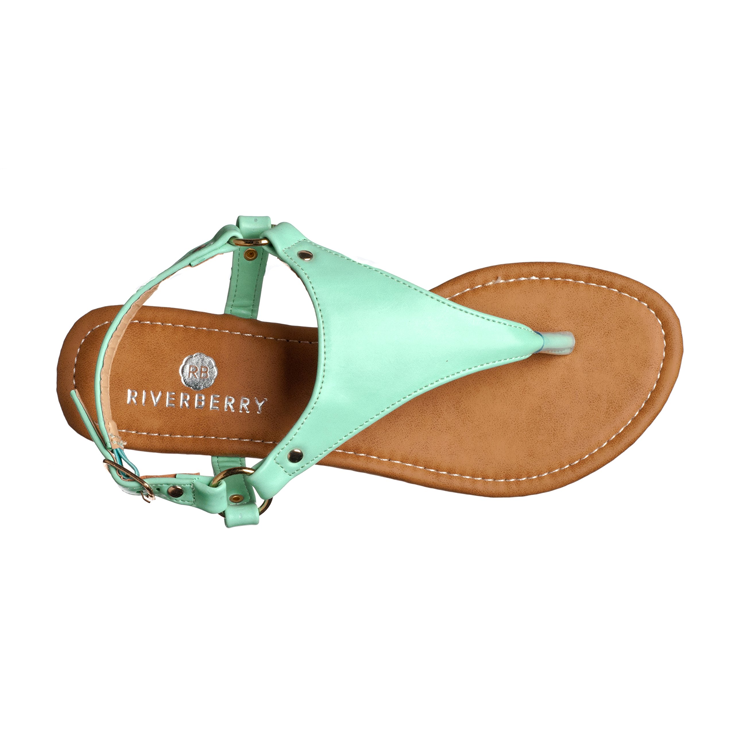 Riverberry Women's Aida Slingback Thong Flat Sandals - Image 4