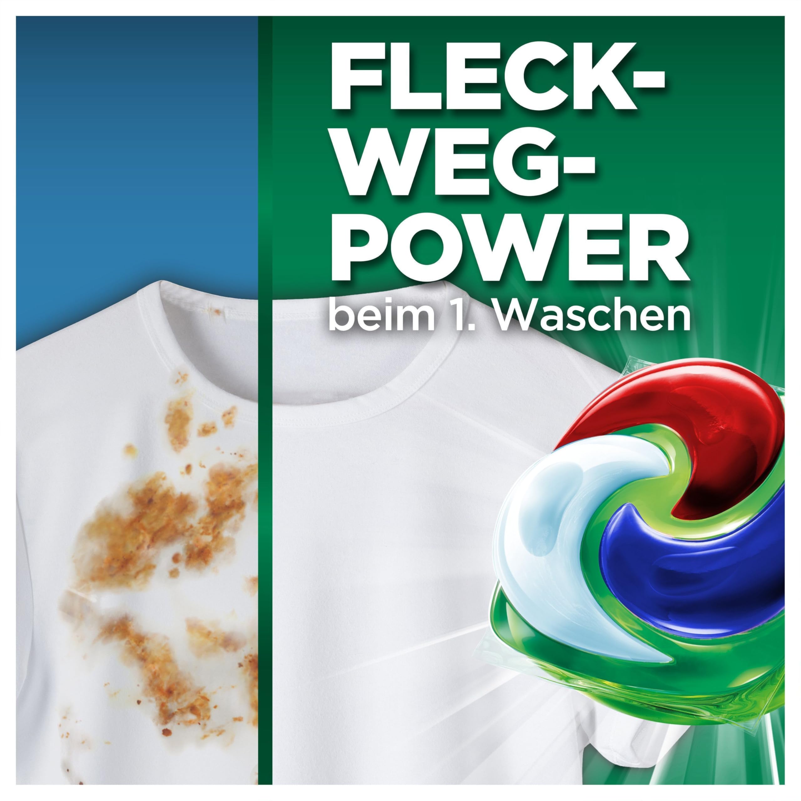 Ariel Waschmittel Pods All-in-1, Flüssigwaschmittel Kapseln 100 Waschladungen, Universal+, Kraftvolle Fleckentfernung ab der 1. Wäsche 2