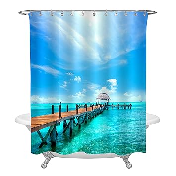 Amazon Com Mitovilla Jetty Near Exotic Beach Bathtub Shower