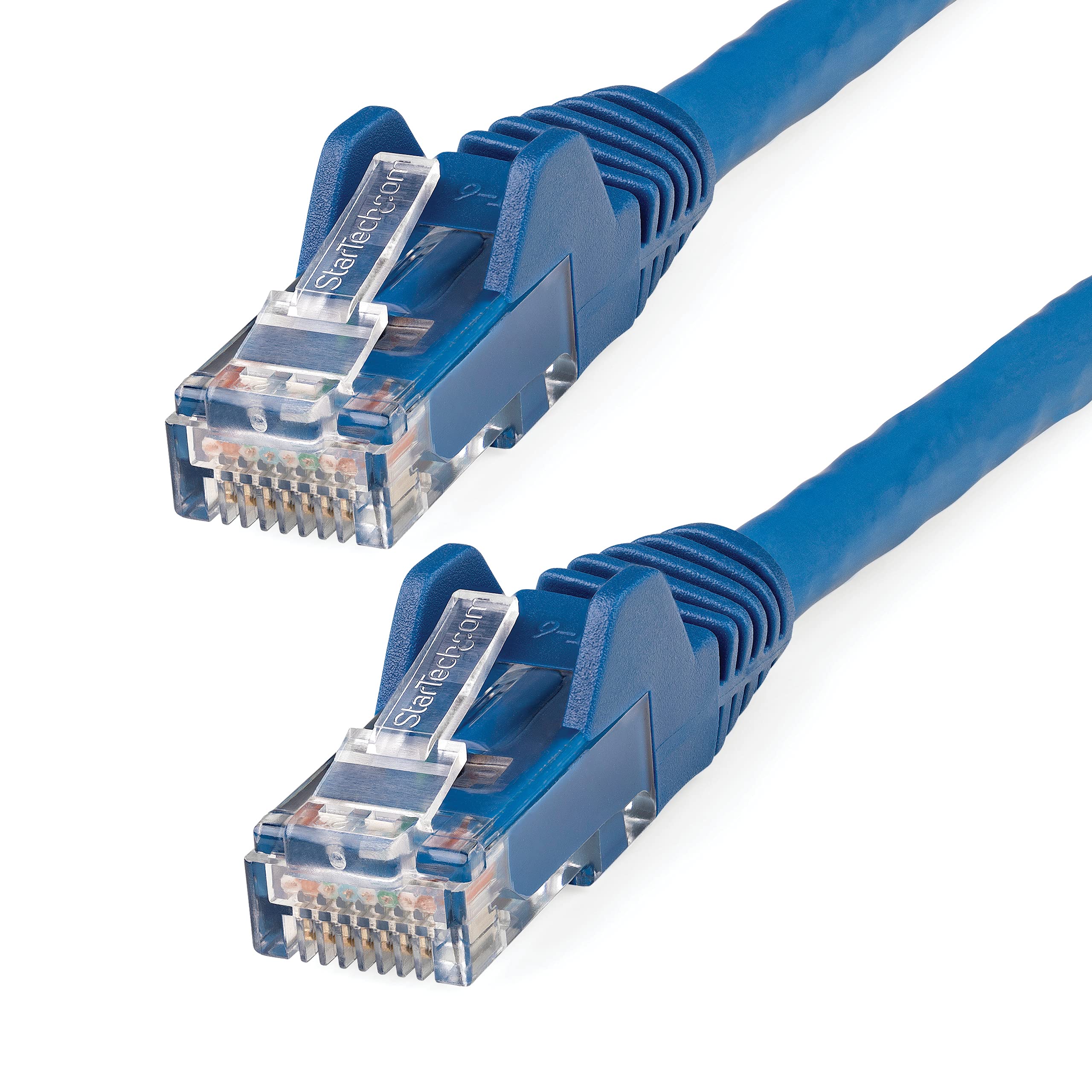StarTech.com 50cm CAT6 Ethernet Cable - LSZH (Low Smoke Zero Halogen) - 10 Gigabit 650MHz 100W PoE RJ45 UTP Network Patch Cord Snagless with Strain Relief - Blue, CAT 6, ETL Verified (N6LPATCH50CMBL)
