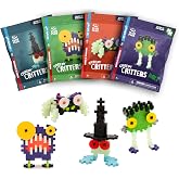 PLUS PLUS Creepy Critters Fun Pack - 3D Puzzle Building Block Set | Fun Activities for Kids, 160 Pieces, Mini Waffle Blocks, Halloween Toys, Trick or Treating Candy Alternatives