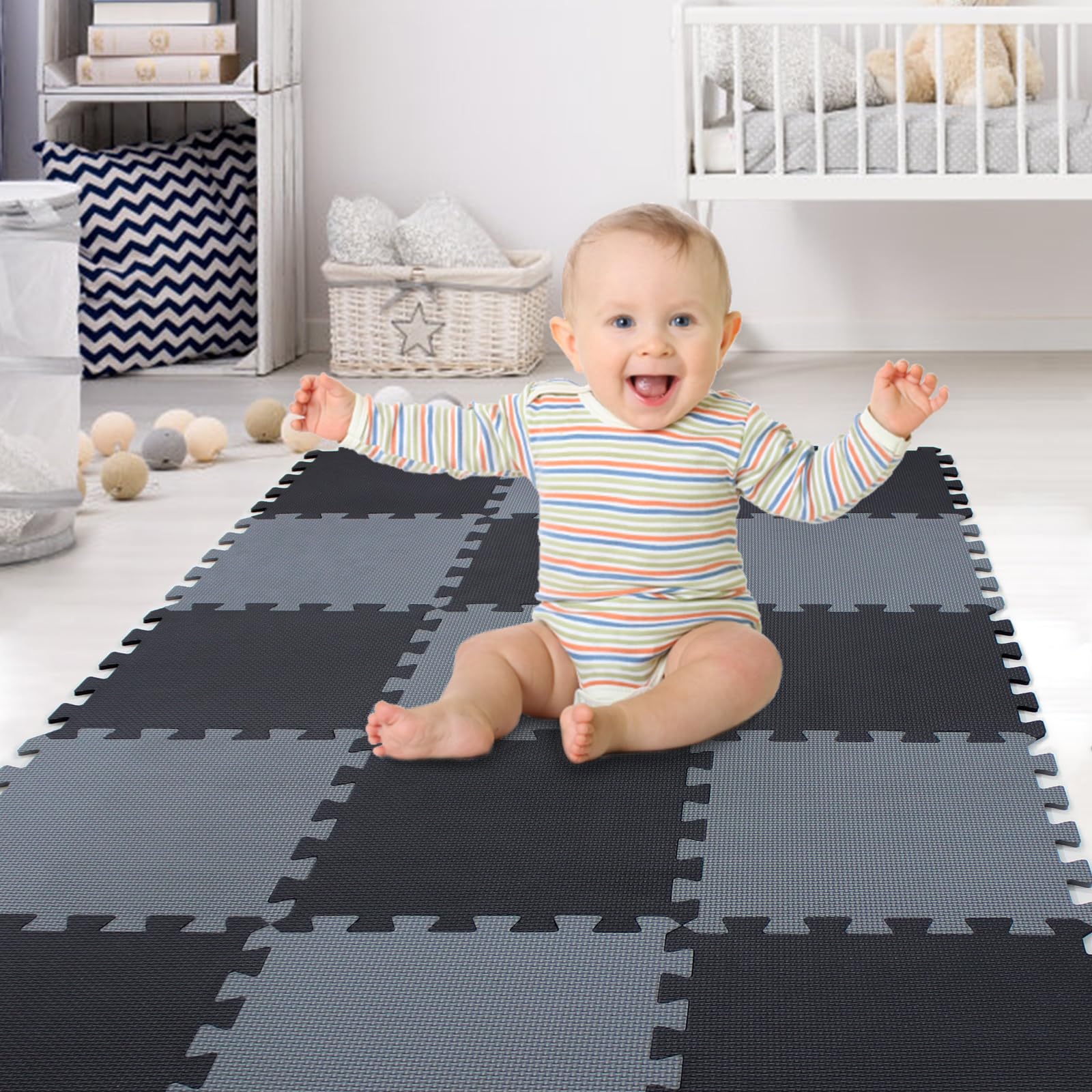 XMTMMD Soft Non-Toxic Foam Baby Play Mat | Toddler