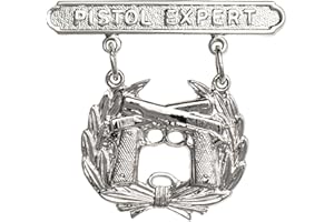 Marlow White USMC Pistol Expert badge