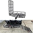 Mobility Carrier Wheelchair Electric Scooter Rack Hitch Disability Medical Ramp 500Lbs Capacity