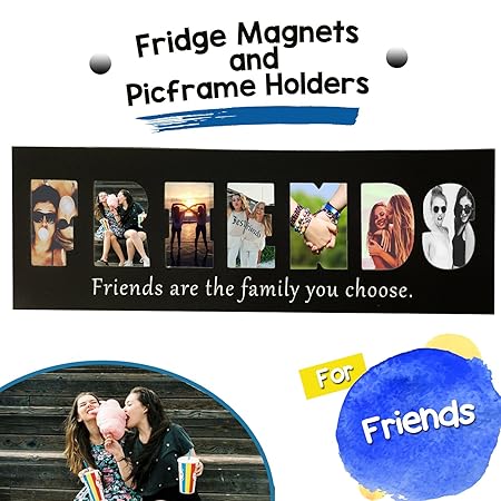 Amigos imanes de nevera - Soporte magnético marco de fotos ...
