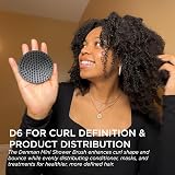 Denman Jack Dean D6 Scalp Massager Detangling Brush - Waterproof Shower Brush view 5