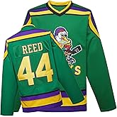 Mighty Ducks Jersey Movie Ice Hockey Jersey Charlie Conway #96 Adam Banks #99, 90S Hip Hop Clothing for Party with Kids＆Adult