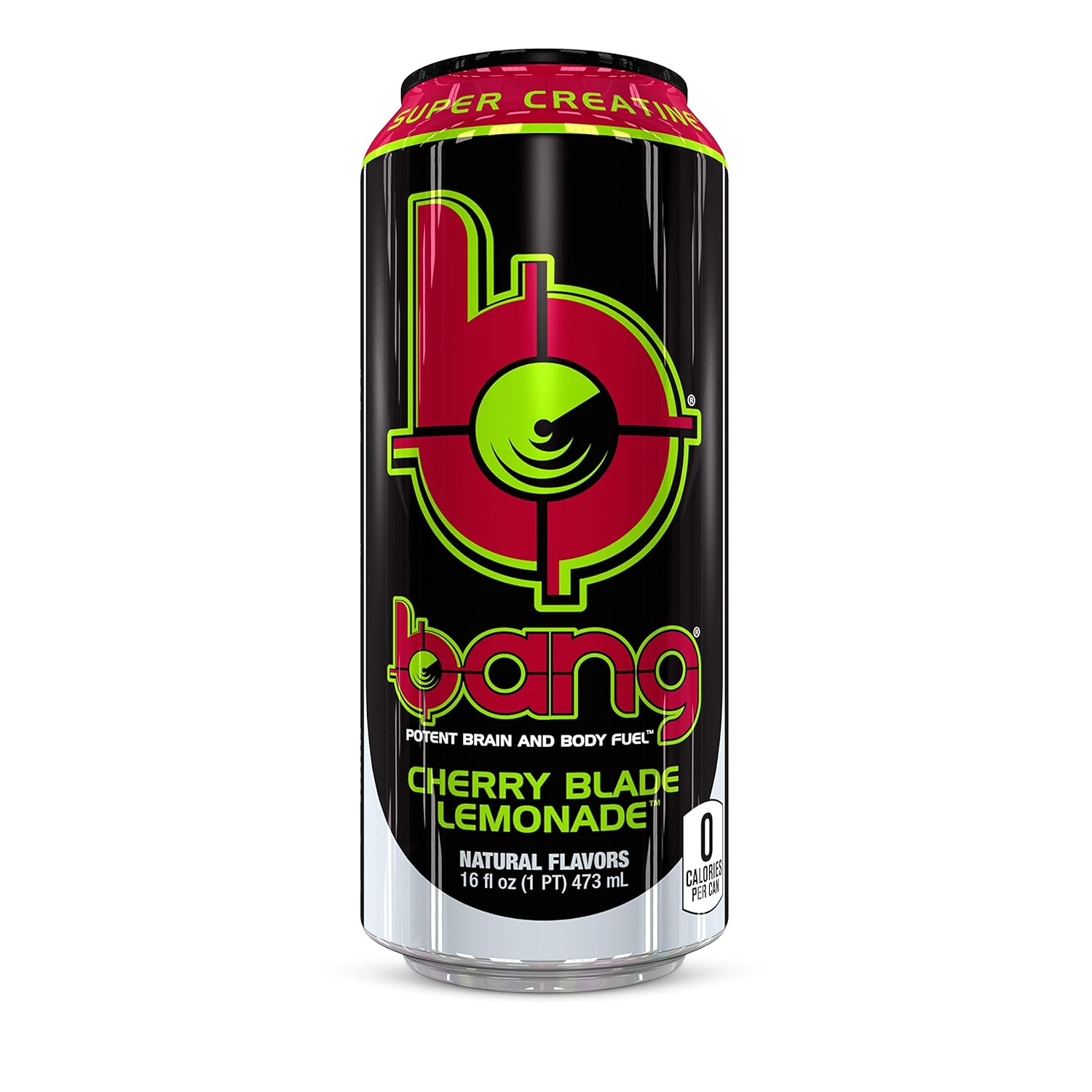 Bang Cherry Blade Lemonade Energy Drink, 0 Calories, Sugar Free with Super Creatine, 16 Fl Oz (Pack of 12) : Grocery & Gourmet Food