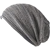 CHARM Mens Summer Sports Knit Beanie - Womens Slouchy Sweat Absorbing Hat