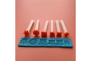 CREATE ALONG WITH POLYMER CLAY TV Texture Tips Stamps Southwest Tribal Quilt Set of 6 Small Stamp Set for Polymer Clay and Mixed Media